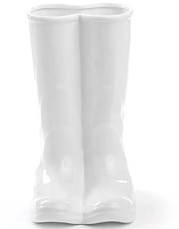 CRBUDY Porte-Parapluie Porte-Parapluie d'intérieur Bottes de Pluie créatives Forme Porte-Parapluie Arrangement de Fleurs Porte-Parapluie Mode Céramique Parapluie Seau de Rangement Décorat