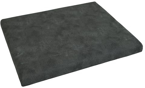 Kistenkolli Altes Land Polsteraufsatz/Sitzpolster/Sitzkistenaufsatz für unsere Holzkiste Johanna 50x40cm Sitzkissen Holzkistenaufsatz (Anthrazit)