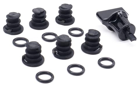 HISports Ölablassschraube Anti Leck Autoersatzteile Kompatibel 06L103801 | 6er Pack mit Werkzeug zum Entfernen der Ölablassschraube, kompatibel mit A3 A4 A5 A6 Q7 S3 TT