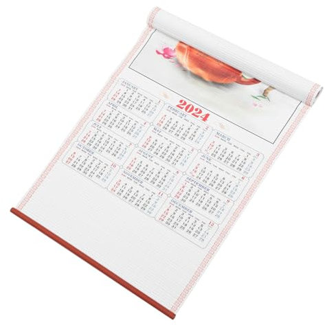 JEWEDECO Monatskalender Mit Landschaftsfotografie Wandkalender Für Planung Von Feiertagen Und Täglichen Aktivitäten Dekorativer Fotokalender Für Zuhause Und Büro