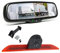 EnruigeOK Bremslicht-Rückfahrkamera mit Dual-Screen-Monitor-Kit für Ford Transit 350 MK8 (2014-2021) Van wasserdichte Nachtsicht-Rückfahrkamera (schwarzes Kit)