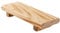 Gralara Bandeja de Madera con Patas para perfumes, Soporte rústico para Tartas, Bandeja para jabón, Pedestal de Madera para baño, hogar, tocador, Cocina, MarrÓn