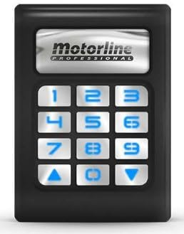 Tastiera wireless per porte e cancelli Motorline TEC2 (compatibile solo con centrali o ricevitori MOTORLINE)