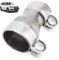 Exhaust Clamp 51-63mm Steel Sleeve Connector for Muffler, Pipe, Catalytic Converter, Easy Installation Exhaust Repair Clamp for Car System
