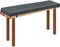 Bankauflagen Gepolstert 3cm Dicke Sitzkissen Sitzpolster Sitzauflage Bank180x30 220x25 200x30 170x23 Bierbankauflagen Outdoor, Sitzkissen Bank mit Reißverschluss fur Banke Kissen Kissenauflage(Dunkelg