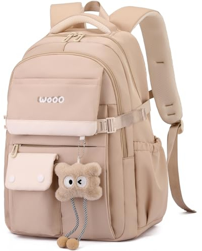 SUNYBLIS Schulrucksack Mädchen Teenager – Rucksack Schule mit 15,6 Zoll Laptopfach großer Schulranzen mit Vielen Fächern Schultasche für ab 5. Klasse Lässiger Kinderrucksack Wasserdicht School Bag