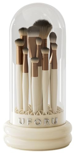 Makeup Brush Cleaner Bowl | Washing Mat Bowl - Powder Puff Cleaning Pads | for Makeup Beauty Vanity Powder Puff Sponges Women