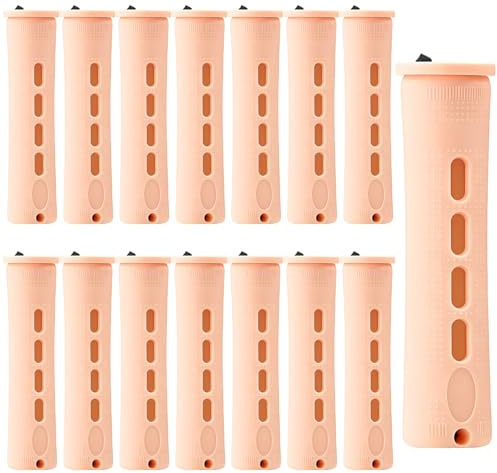 60 Pcs Perm Rods for Long Hair, Cold Wave Perm Rods Set for Women's Long & Short Plastic Curling Rollers for Hair Curling and DIY Hairdressing Styling Tool