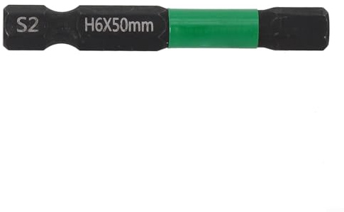 1 x magnetischer 1/4-Zoll-Sechskant-Schraubendreher-Bit, legierter Stahl, für Schlagschrauber, elektrische Schraubendreher und Handbohrmaschinen (G)