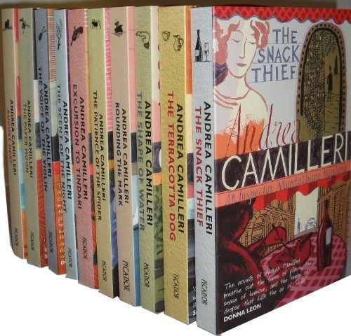 Andrea Camilleri Montalbano Collection 10 Books Set (August Heat,The Paper Mo...