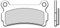BREMBO Bremsbelag 07GR57 organisch Standard mit ABE (KBA), CC BETA
