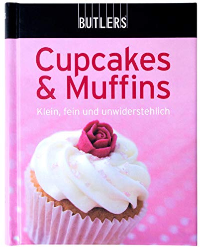 BUTLERS Kochbuch Mini-Kochbuch Cupcakes & Muffins - Backbuch mit vielen leckeren Kuchenrezepten - handliche kompakte Form