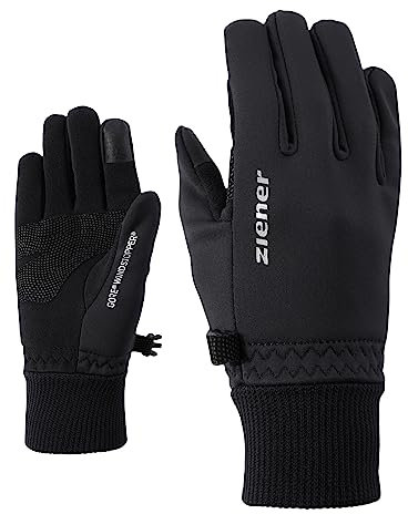Ziener Jungen Handschuhe Lidealist Ws Junior Gloves Multisport Funktions / Outdoor-handschuhe /Winddicht, Atmungsaktiv, schwarz (black), 6.5