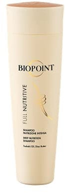 Biopoint Full Nutritive - Shampoo Nutrizione Intensa, Azione Idratante e Rinforzante, Deterge Delicatamente e Protegge i Capelli, Dona Morbidezza e Setosità, 200 ml