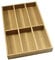Besteckeinsatz AERIK aus Massivholz (Eiche), 300 x 472 mm, universell/Besteckkasten