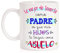 Taza Lo Mejor de tenerte como Padre es Que mis Hijos te tengan como Abuelo. Taza Regalo para Padres y Abuelos.