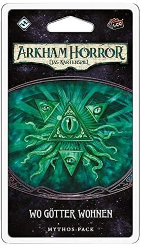 Fantasy Flight Games | Arkham Horror: LCG – Wo Götter wohnen | Erweiterung | Expertenspiel | Kartenspiel | 1-4 Spieler | Ab 14+ Jahren | 45+ Minuten | Deutsch