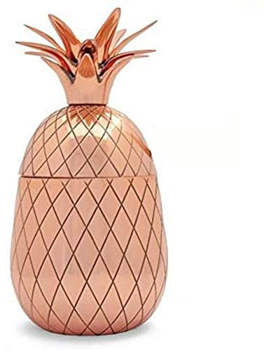 AIKENR Tasse à cocktail en cuivre avec ananas 538 g