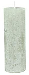 Chic Antique Macon rustikale Stumpenkerze versch.Farben ud Größen Kerze Antik NEU Altarkerzen 100% Paraffin Lange Brenndauer (Verte, 20x7cm)