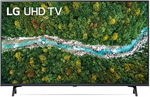 LG 43UP77006LB Smart TV LED 4K Ultra HD 43” 2021 con Processore Quad Core 4K, Wi-Fi, webOS 6.0, FILMMAKER MODE, Game Optimizer, Google Assistant e Alexa Integrati, Telecomando Puntatore