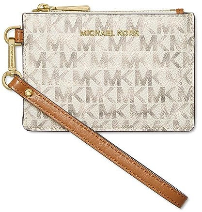 Michael Kors Jet Set Small Coin Purse Vanilla One Size