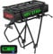 XP-POWER Ebike Battery 48V 15Ah Lithium-ion Rear Rack Battery for 1000W 750W 500W Bike Motor, Mountain Bike Battery with Charger and BMS Protection Board