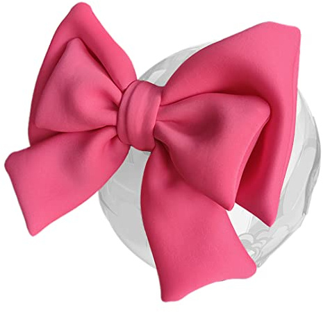 Big Bowknot Ski Casque Oreilles Accessoires Femmes Élégant Double Couche Arc Moto Casque Oreilles pour Enfants Patinage Casque Décor Rose Rouge