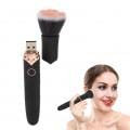 Pinceau de Maquillage électrique pour Fond de Teint, Pinceau de Massage pour Fond de Teint, 10 Vitesses Vibration Pinceau de Poudre de Maquillage, Brosse de Mélange de Polissage