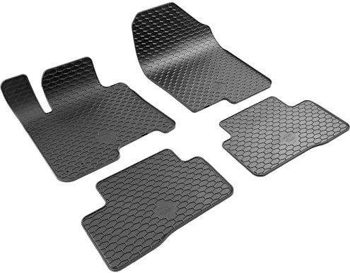Walser DirtGuard Gummi Fussmatten Auto für Hyundai Tucson 10/2020-Heute, Kia Sportage V 09/2021-Heute, 100% passgenaue Auto Fußmatten, robuste Universal Fußmatte Auto, Gummimatten Auto