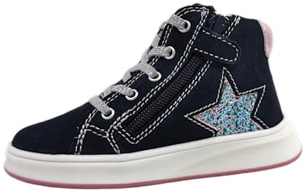 Richter Kinderschuhe Mädchen Schnürstiefel Blau Freizeit, Schuhgröße:27 EU