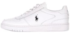 SNEAKERS UOMO RALPH LAUREN POLO COURT WHITE/BLACK