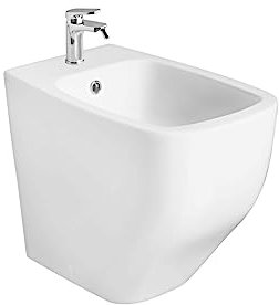 KIAMAMI VALENTINA Bidet-Einbau Unterputz-Keramik mattweiß