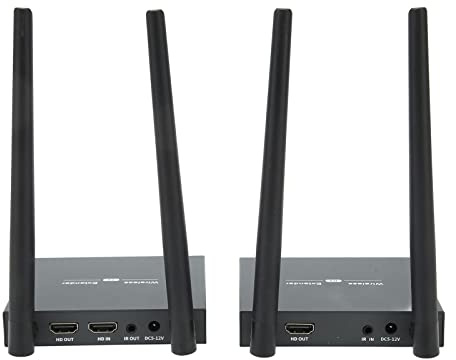 Cuifati HDMI-Extender TCP/IP 1080P 60 HZ mit IR-Verlängerung – Bis zu 200 M/218,7 Yd [TX + RX] HDML 1.3 HDCP 1.2