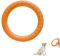 QEEROYO Hunde Fitness Ring, Frisbee, Beissring, Hundespielzeug, Flugscheibe für Kleine, Mittelgroße und Große Hunde (18CM)