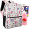 Hello Kitty und Freunde Rucksack f r M dchen B ndel mit 40,6 cm (16 Zoll) Hello Kitty Rucksack mit Fronttasche plus Hello Kitty Aufklebern, Wasserflasche, mehr | Hello Kitty und Freunde