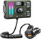 Nulaxy Bluetooth 5.3 Adapter Auto, Musik FM Transmitter mit DSP-Geräuschunterdrückung, 20W Type-C PD & 18W QC 3.0 Freisprechanlage für Auto Bluetooth,Unterstützt BASS & Treble Booster Siri Google