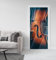 Türtapete Selbstklebend 77x200 Musik Türaufkleber 3D Türposter Geige Fototapete Türfolie Türklebefolie Wasserdichte für Türwand Dekoration Tapete a6308