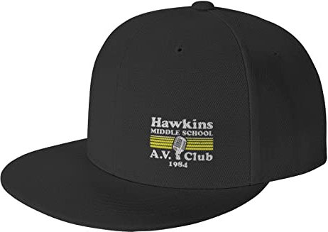 Mützen Av-Club Der Hawkins Middle School Papa Hüte Unisex Mütze Sonnenschutz Snapback Cap Für Freizeit Running Reisen