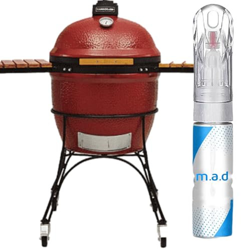 Touch Up Paint Pen Compatible with Kamado Joe , Red, for Big Joe I II III BBQ Grills - 20ml Precision Scratch Repair Kit with Needle & Brush - UK Mixed Automotive Paint Pen for Exact Colour Match