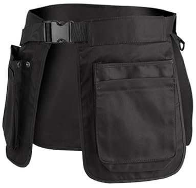 Multi-Pocket Waist Belt Tool Apron Bag for Men/Women, Adjustable Belt Apron for Pet Trainer, Garden Tools Organizer, Waiter, Hair Stylist
