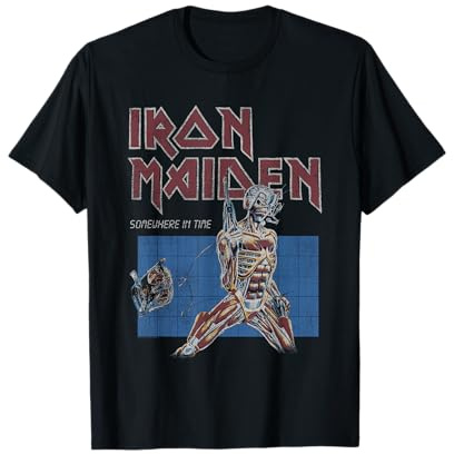 Iron Maiden - Somewhere in Time Grid T-Shirt