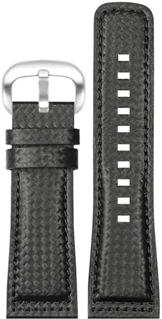 Kompatibel mit S-evenF-riday P2/PS1/M2/Q2 Uhrenarmband für Herren, Karbonfaser-Nylon-Leder