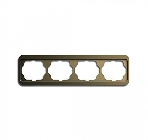 Busch-Jaeger 1724-21 Abdeckrahmen 4fach Rahmen bronze 1724-21