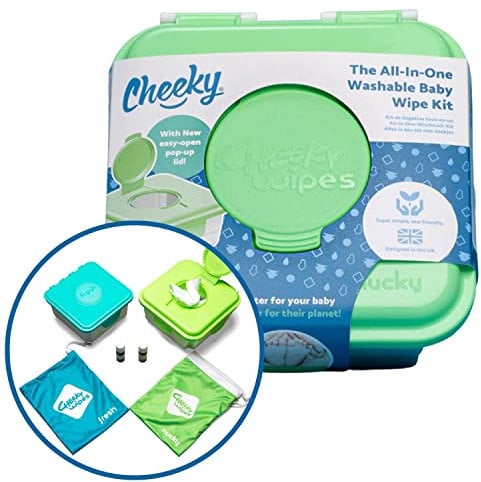Cheeky Wipes Komplett-Kit Feuchttücher selbst herstellen 32-teilig