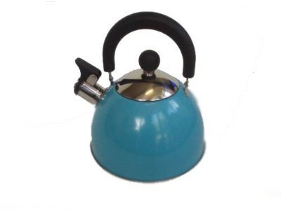 Prima 11107C 2 LTR Whistling Kettle, Stainless Steel, Blue