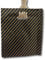 EPOSGEAR® Large Black and Gold Striped Jewellery Gift Shop Boutique Plastic Carrier Bags 11 x 13 (270mm x 320mm) (200)