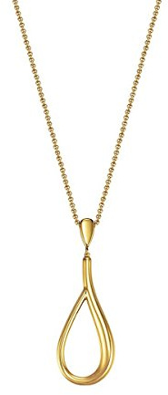 Esprit Fashion Damen-Kette mit Anhänger ES-CHIC GOLD Edelstahl rhodiniert - ESNL13367B800