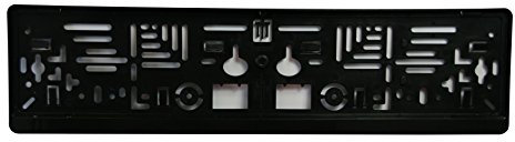 IWH 12051 Kennzeichenhalter, Schwarz