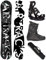 Airtracks Snowboard Set - Wide Board Refractions Game 159 - Softbindung Master - Softboots Master QL 43 - SB Bag