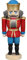 Seiffener Volkskunst Nussknacker König 12 cm (rot)